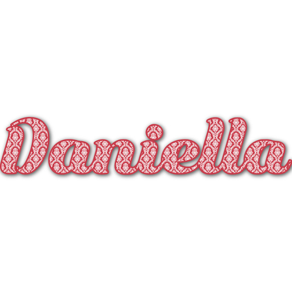 Custom Damask Name/Text Decal - Large (Personalized)