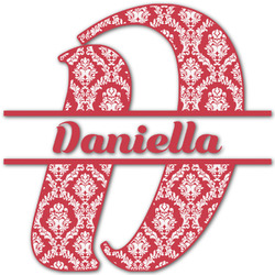 Damask Name & Initial Decal - Up to 9"x9" (Personalized)