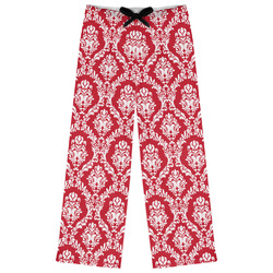 Damask Womens Pajama Pants (Personalized)