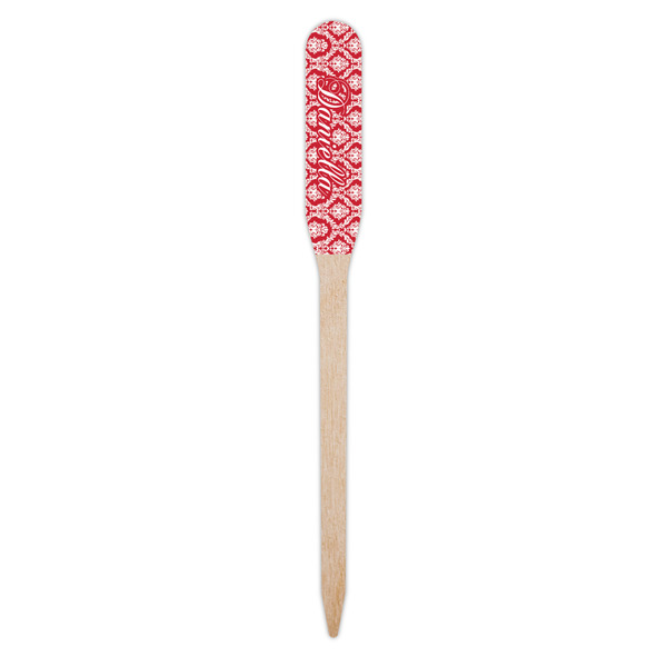 Damask Wooden Food Pick - Paddle - Single Pick