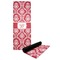 Damask Yoga Mat with Black Rubber Back Full Print View