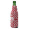 Damask Zipper Bottle Cooler - ANGLE (bottle)
