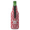 Damask Zipper Bottle Cooler - BACK (bottle)