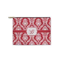 Damask Zipper Pouch - Small - 8.5"x6" (Personalized)