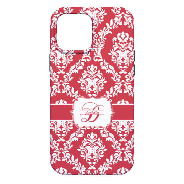Damask iPhone 13 Pro Max Tough Case - Back
