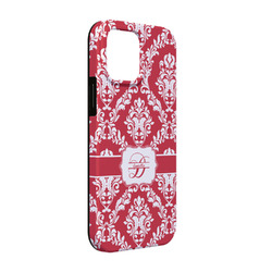 Damask iPhone Case - Rubber Lined - iPhone 13 Pro (Personalized)