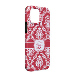 Damask iPhone Case - Rubber Lined - iPhone 13 (Personalized)