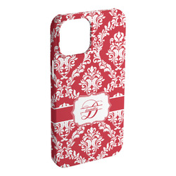 Damask iPhone Case - Plastic - iPhone 15 Pro Max (Personalized)