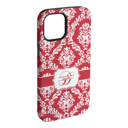 Damask iPhone Case - Rubber Lined - iPhone 15 Pro Max (Personalized)