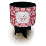 Damask Black Beach Spiker Drink Holder (Personalized)