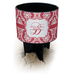 Damask Black Beach Spiker Drink Holder (Personalized)