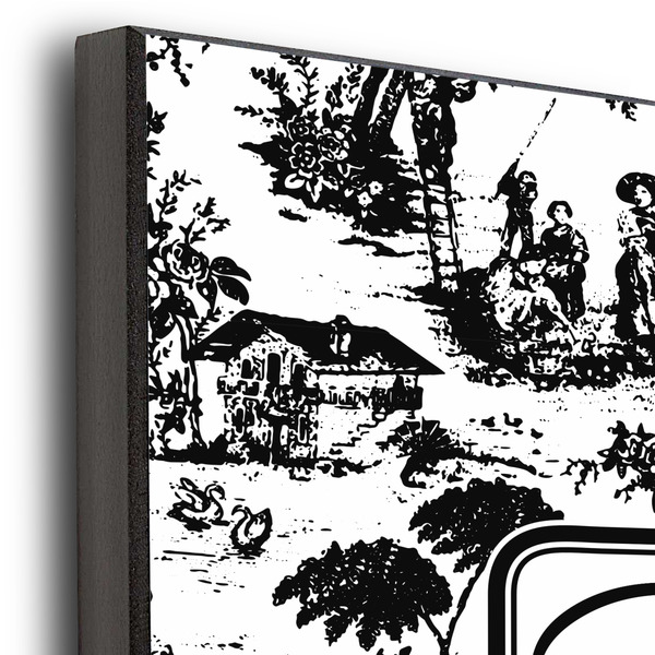 Toile 11x14 Wood Print - Closeup