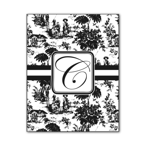Custom Toile Wood Print - 11x14 (Personalized)