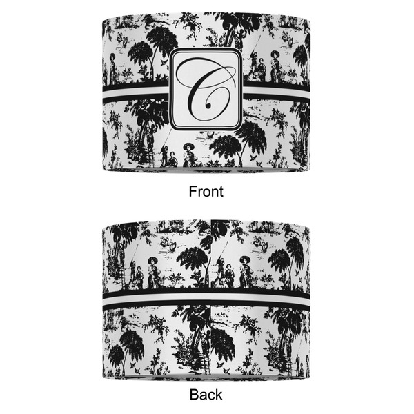 Toile 12" Drum Lampshade - APPROVAL (Fabric)