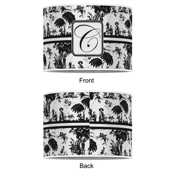 Toile 12" Drum Lampshade - APPROVAL (Poly Film)