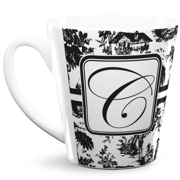Custom Toile 12 Oz Latte Mug (Personalized)