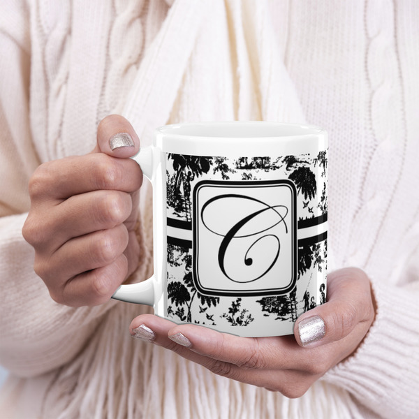 Toile 20oz Coffee Mug - LIFESTYLE