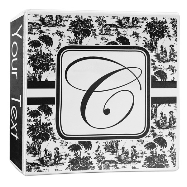 Custom Toile 3-Ring Binder - 2 inch (Personalized)