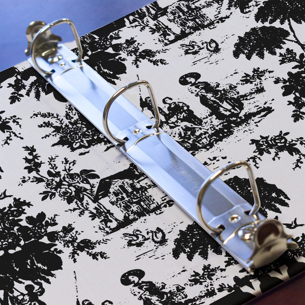Toile 3 Ring Binders - Full Wrap - 1" - DETAIL