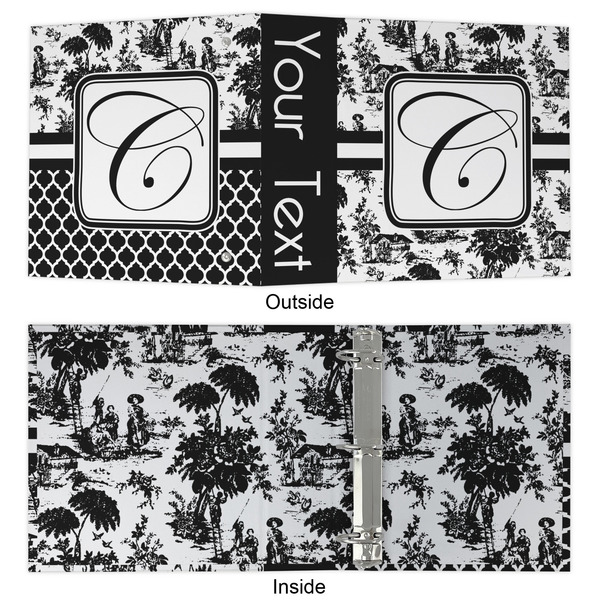 Toile 3 Ring Binders - Full Wrap - 2" - APPROVAL