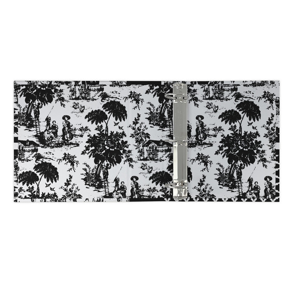 Toile 3 Ring Binders - Full Wrap - 2" - OPEN INSIDE
