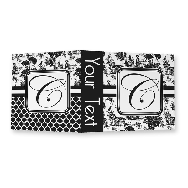 Toile 3 Ring Binders - Full Wrap - 2" - OPEN OUTSIDE