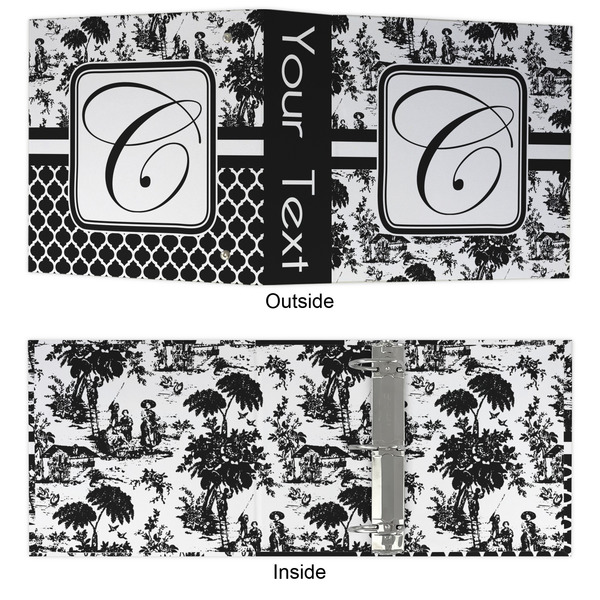 Toile 3 Ring Binders - Full Wrap - 3" - APPROVAL