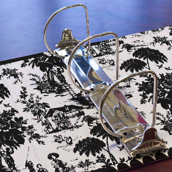 Toile 3 Ring Binders - Full Wrap - 3" - DETAIL