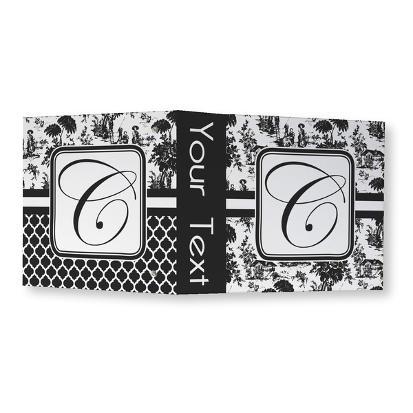 Toile 3 Ring Binders - Full Wrap - 3" - OPEN OUTSIDE