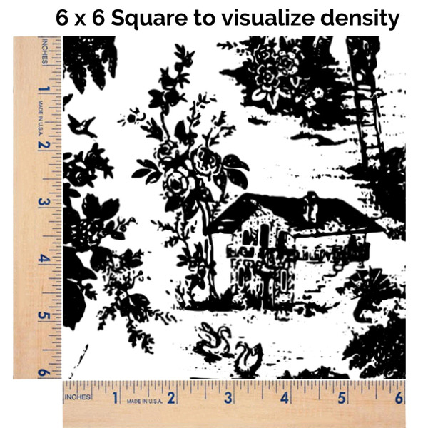 Toile 6x6 Swatch of Fabric