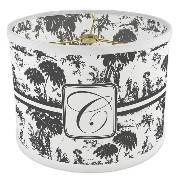Toile 8" Drum Lampshade - ANGLE Poly-Film