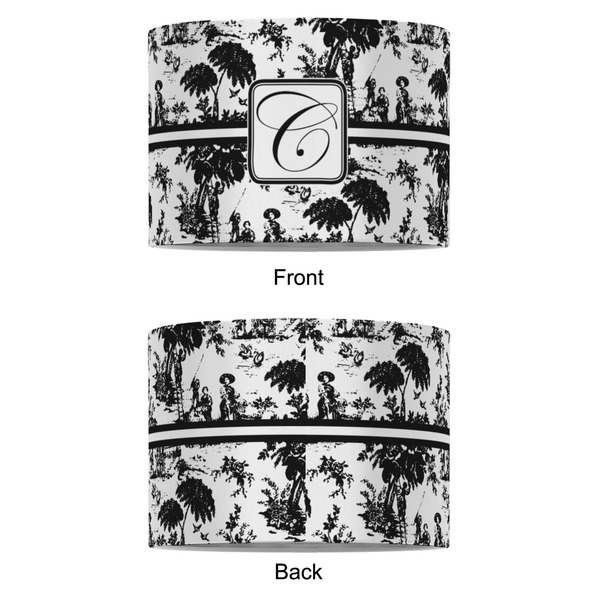 Toile 8" Drum Lampshade - APPROVAL (Fabric)