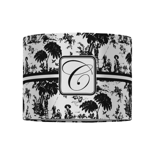 Toile 8" Drum Lampshade - FRONT (Fabric)