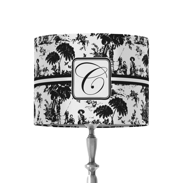 Custom Toile 8" Drum Lamp Shade - Fabric (Personalized)
