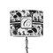 Toile 8" Drum Lampshade - ON STAND (Poly Film)