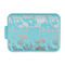 Toile Aluminum Baking Pan with Teal Lid (Personalized)
