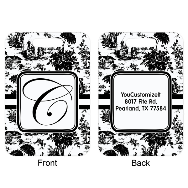 Toile Aluminum Luggage Tag (Front + Back)