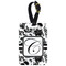 Toile Metal Luggage Tag w/ Initial