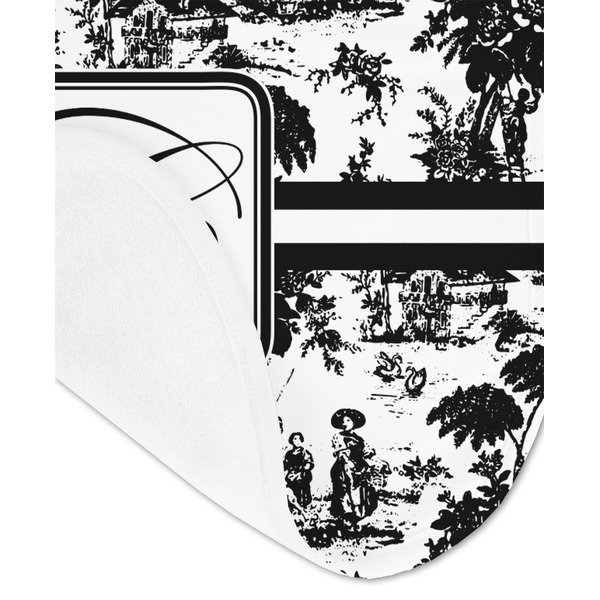 Toile Baby Bib - AFT detail