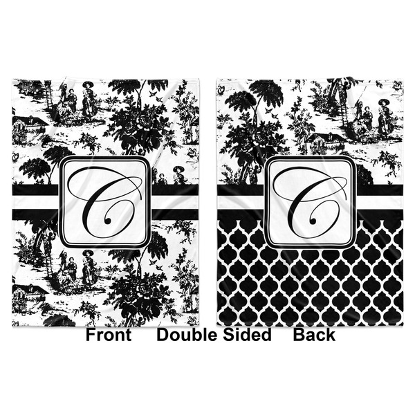 Toile Baby Blanket (Double Sided - Printed Front and Back)