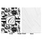 Toile Baby Blanket (Single Side - Printed Front, White Back)