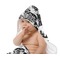 Toile Baby Hooded Towel on Child