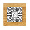 Toile Bamboo Trivet with 6" Tile - FRONT