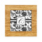 Toile Bamboo Trivet with Ceramic Tile Insert (Personalized)