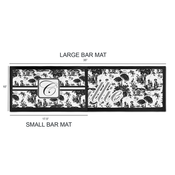 Toile Bar Mats - Sizing Chart