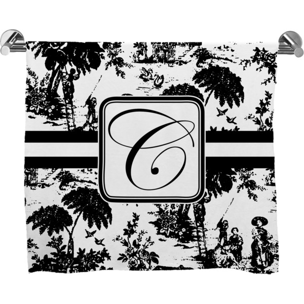 Custom Toile Bath Towel (Personalized)