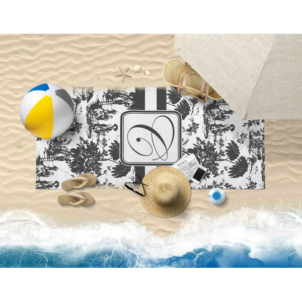 Toile Beach Towel Lifestyle