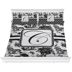Toile Comforter Set - King (Personalized)