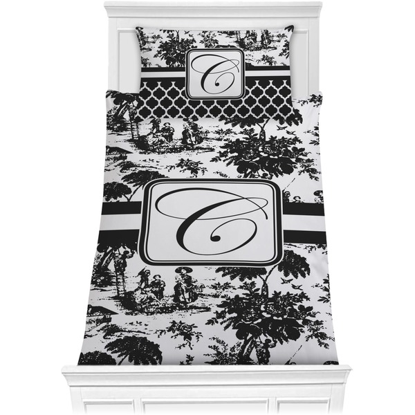 Custom Toile Comforter Set - Twin XL (Personalized)