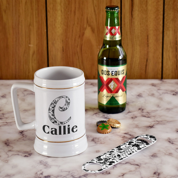 Toile Beer Stein - In Context